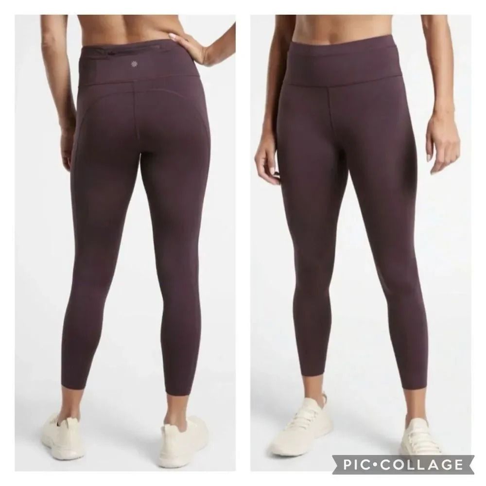 Athleta Accelerate 7/8 Tight Leggings in Agate Purple Size SP‎
